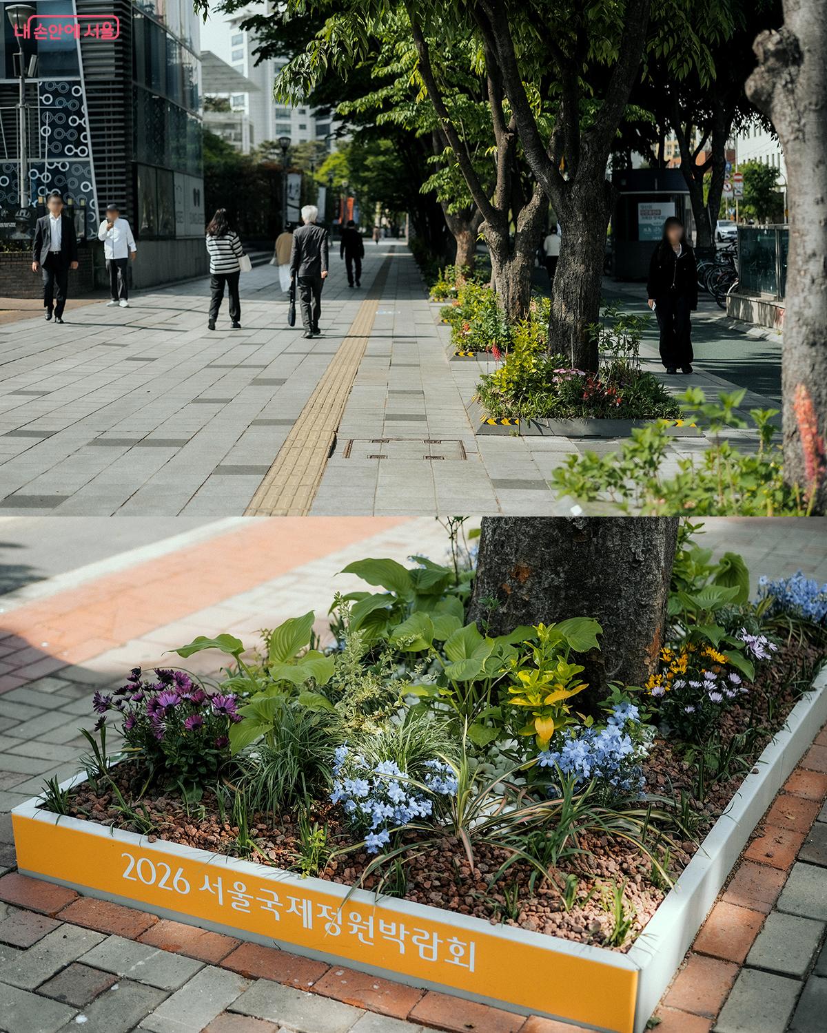 초록 도심에 화려한 색채가 더해져 눈을 즐겁게 해준다. ©김아름