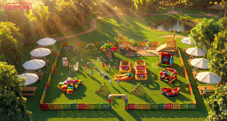 테마별 놀이공간 조감도 &ndash; 모험놀이터(익스트림)
