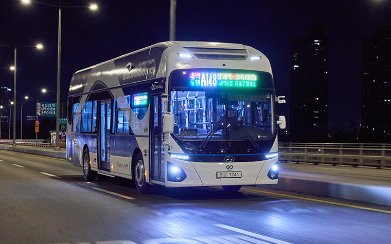 30분 일찍 출발! 새벽동행 자율주행버스 '상계~고속터미널' 노선 추가