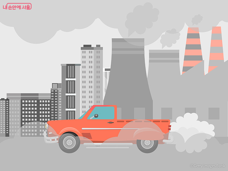 90년대에는 대도시의 산성비 문제가 큰 화제였다.