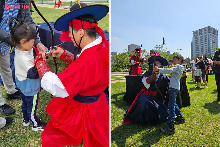공연 후 무예체험 프로그램이 운영된다.