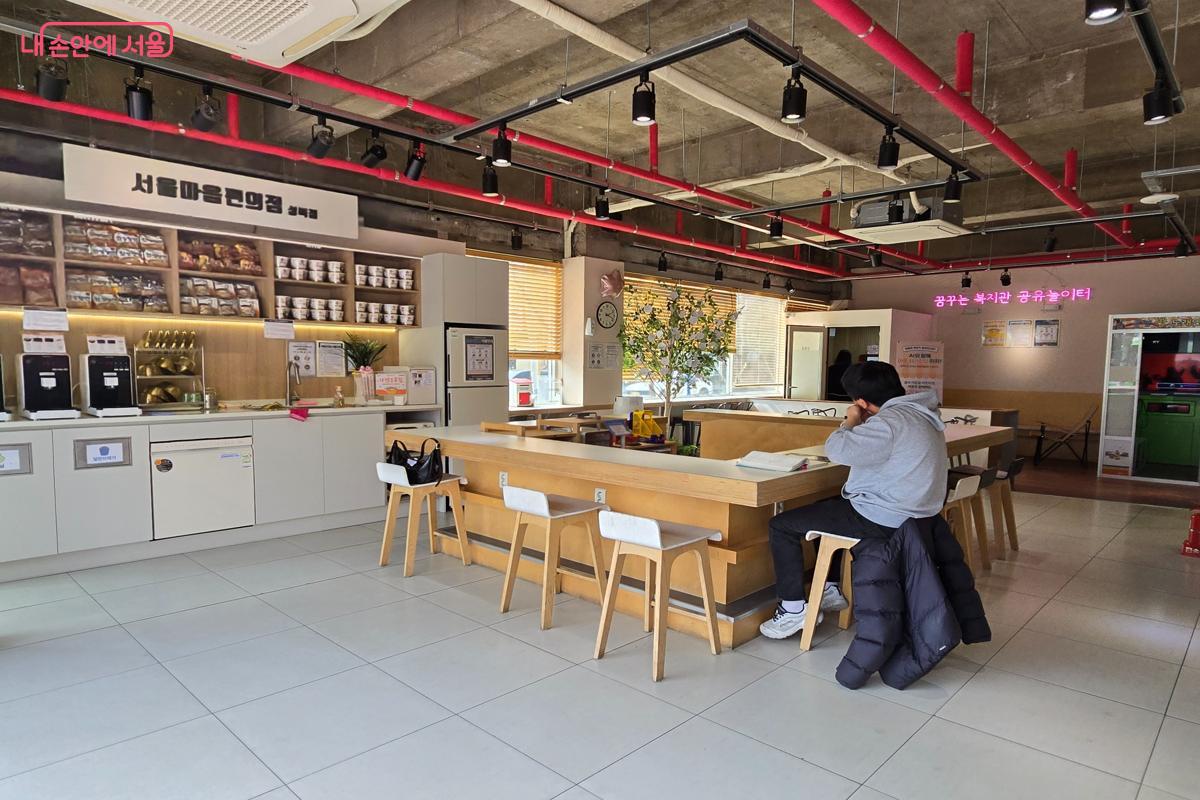 서울마음편의점 성북점 내부 전경 ©강사랑