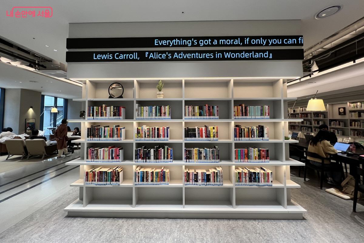 문학 및 전문 도서 등 영문 도서 보유량도 많다. ©박지영