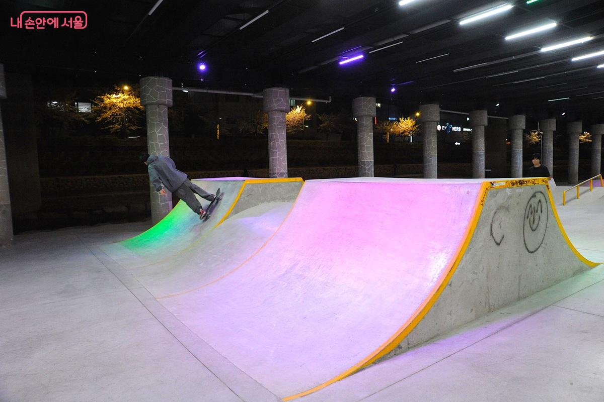 주요 구조물인 슬로프, 콤비형 장애물 &copy;조수봉