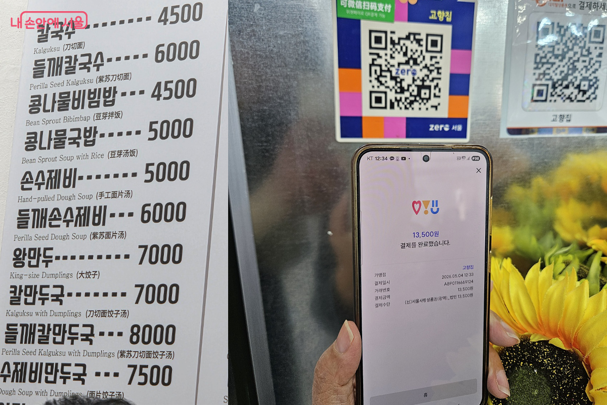 서울 물가는 바싸지만 망원시장은 저렴한 가격의 먹거리가 가득하다. ©장미화