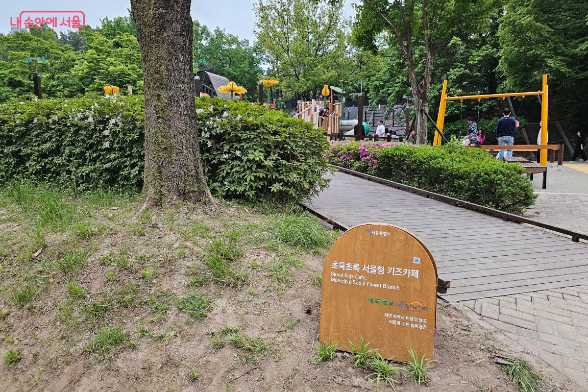 새롭게 조성된 초록초록 서울형 키즈카페  