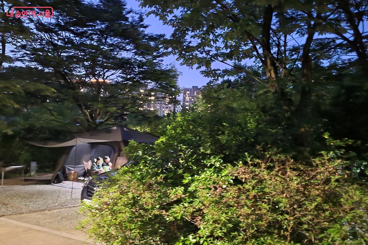 도시와 자연이 함께 공존하는 서울형 캠핑 문화 &copy;조연