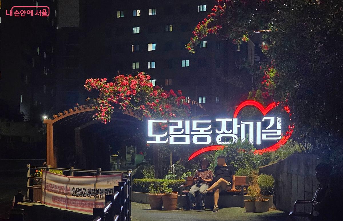 도림동 장미길 밤풍경 &copy;조성희