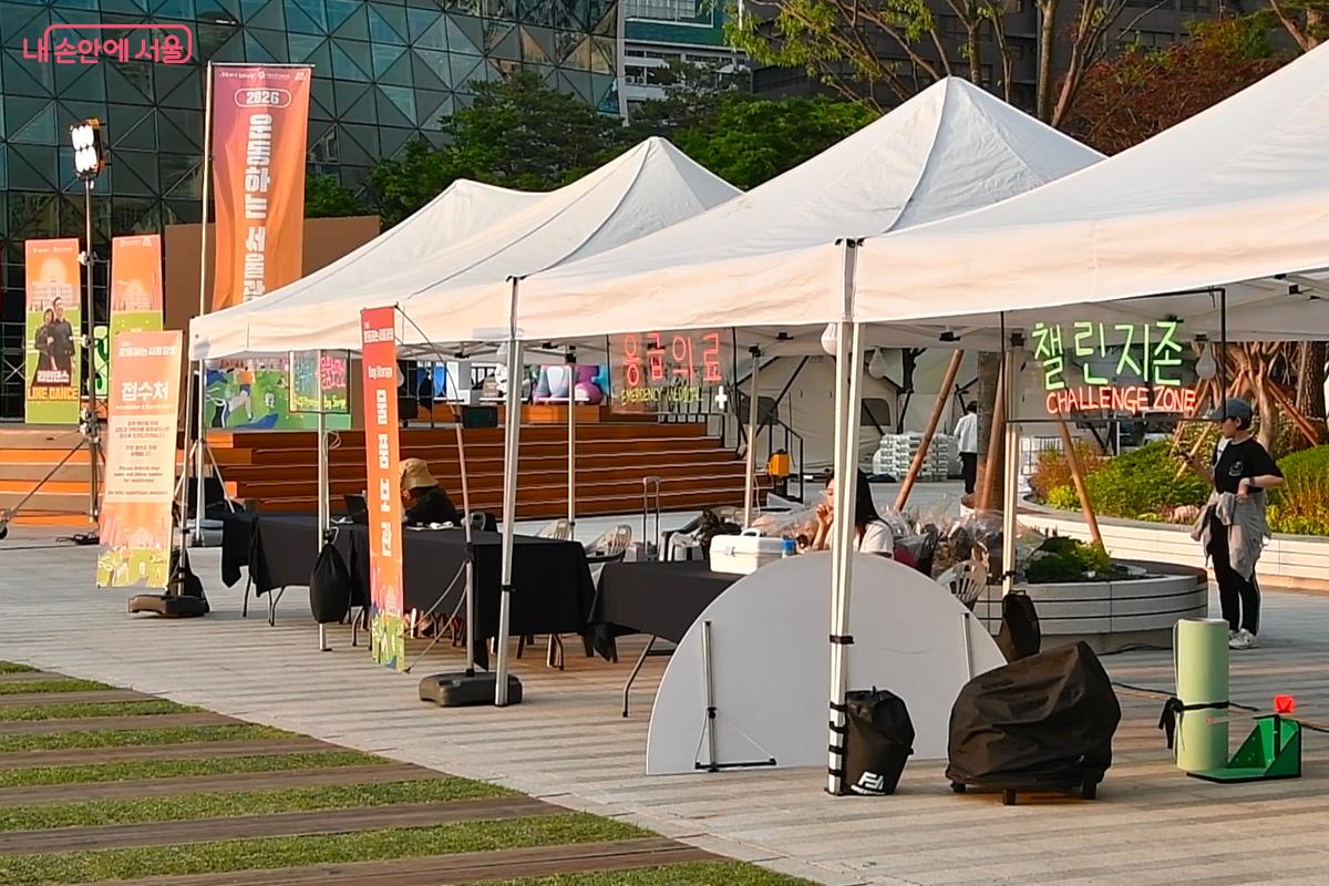응급상황을 대비한 안전요원이 상시 대기한다. &copy;오도연