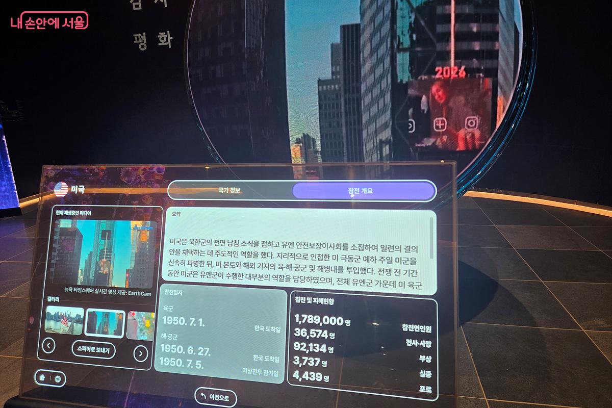 6.25 전쟁 참전국들에 대해 살펴볼 수 있다. &copy;정민호