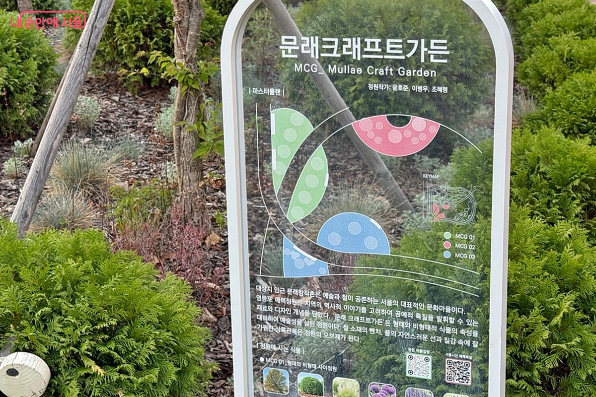 정원마다 설치된 안내 판넬 ⓒ임윤아