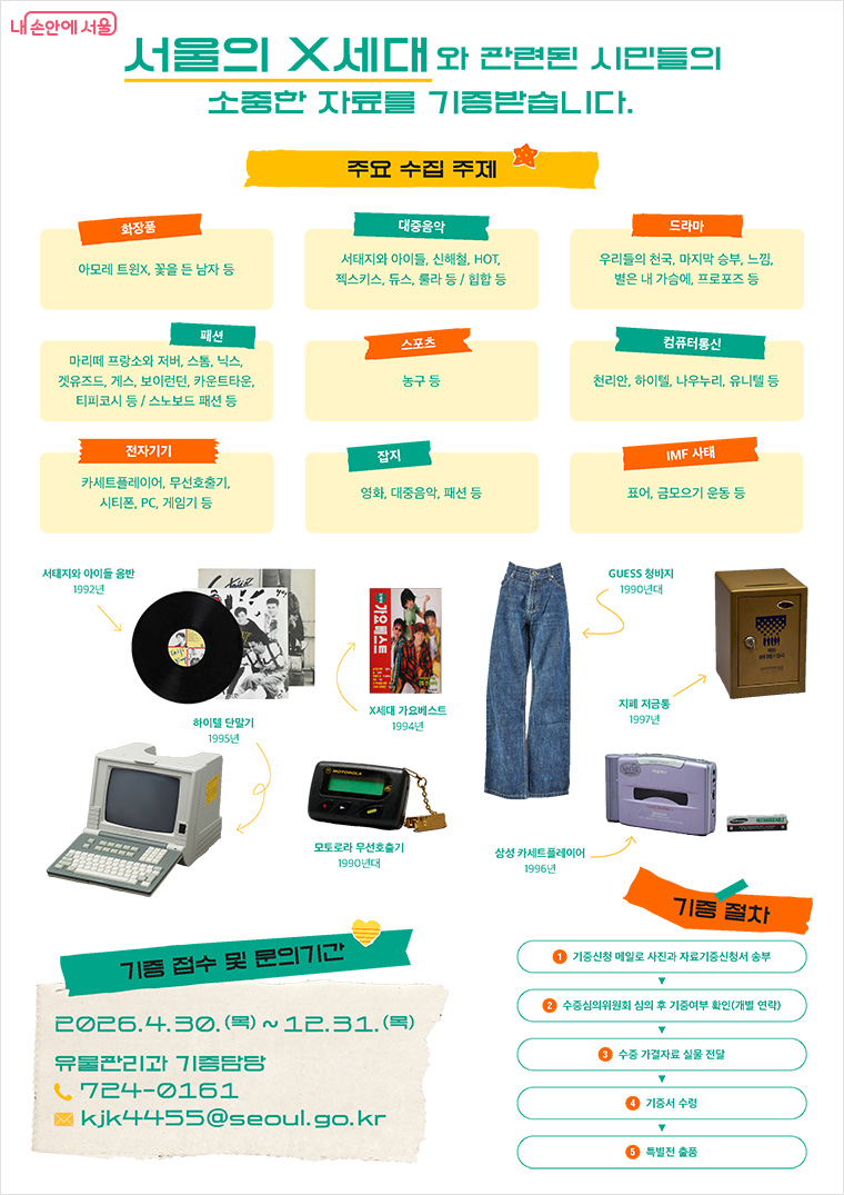 서울역사박물관 시민 기증 캠페인