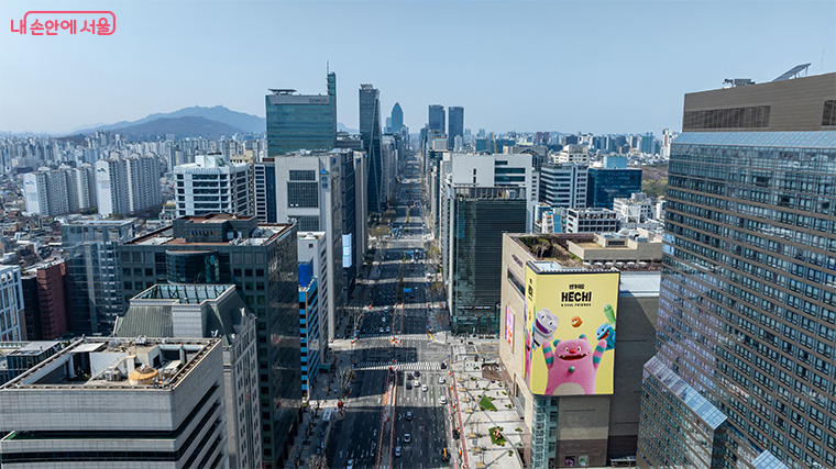 강남구 테헤란로 전경