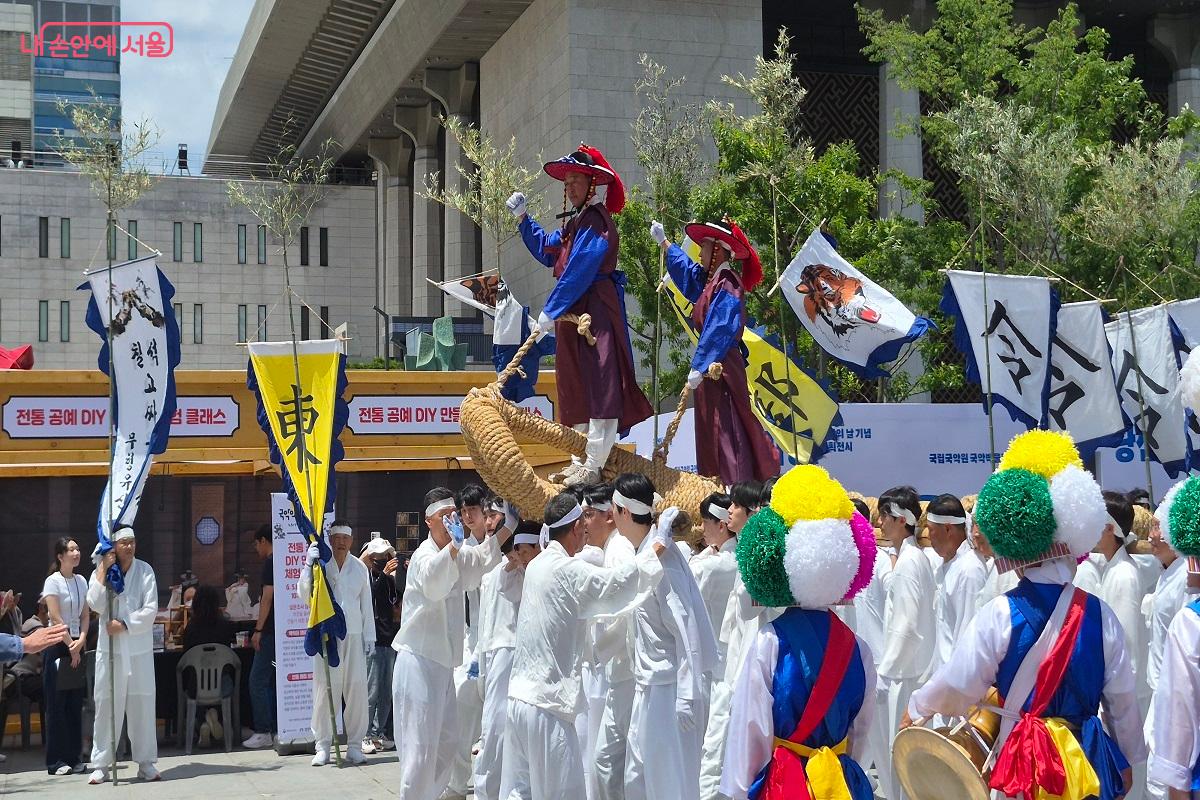 도심에서 만나는 '광주 칠석 고싸움놀이'