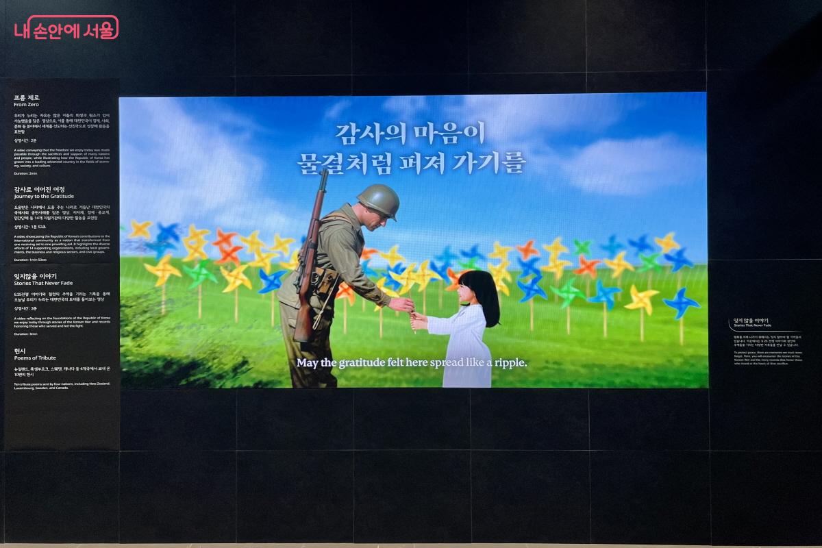 과거를 돌아보고 현재에 감사하는 콘텐츠로 꾸몄다.ⓒ박지영