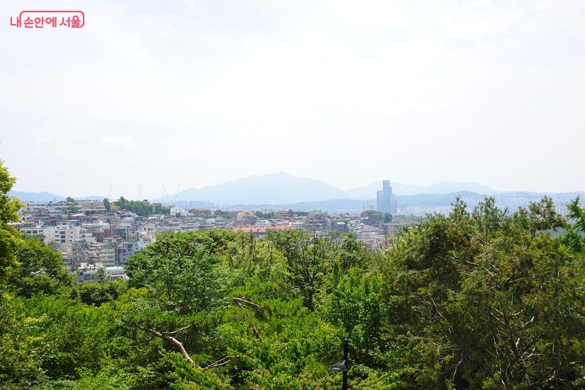 맑은 날 남산마루에서는 관악산까지 조망이 가능하다. &copy;조수봉