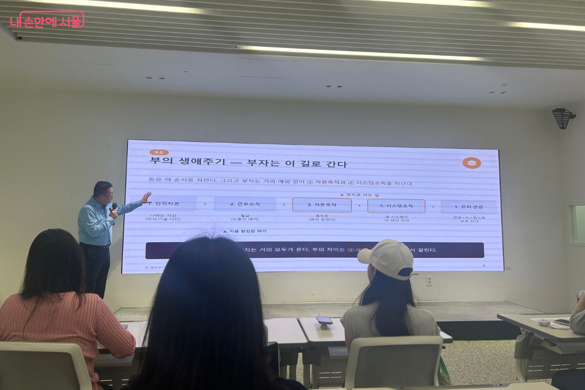 복잡한 세무 용어를 청년들의 눈높이에 맞춰 쉽게 알려주었다. ©류한민