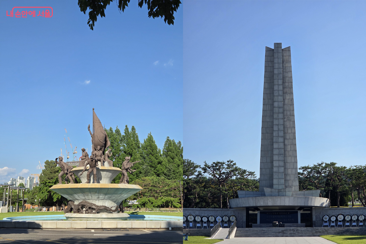 국가를 위해 목숨을 바친 이들의 숭고한 희생정신을 기리는 상징물 ©장미화