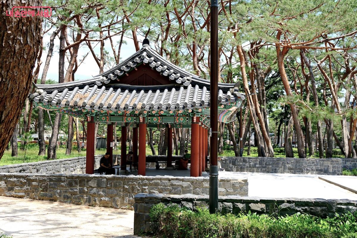 한국적인 전통미를 갖춘 공간도 있었다
