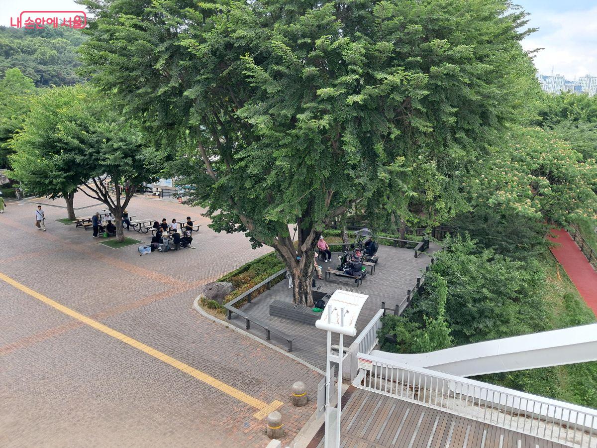 가벼운 휴식을 취하고 있는 시민들의 평화로운 모습 &copy;장형진