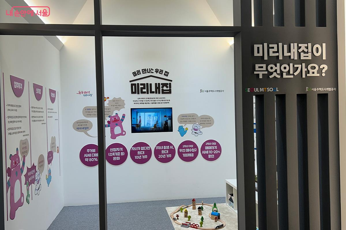 ‘미리내집이 무엇인가요?’ 코너. 미리내집 혜택을 한눈에 정리했다. ⓒ김성주