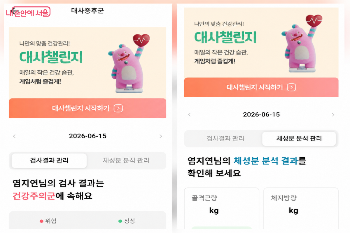  '손목닥터 9988'을 통해 바로 검사 결과가 연동돼 편리하다. &copy;손목닥터9988