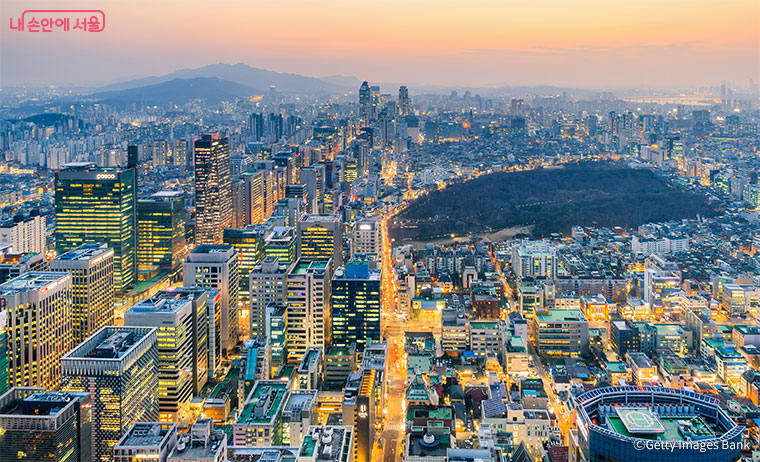 강남구 테헤란로 일대 전경