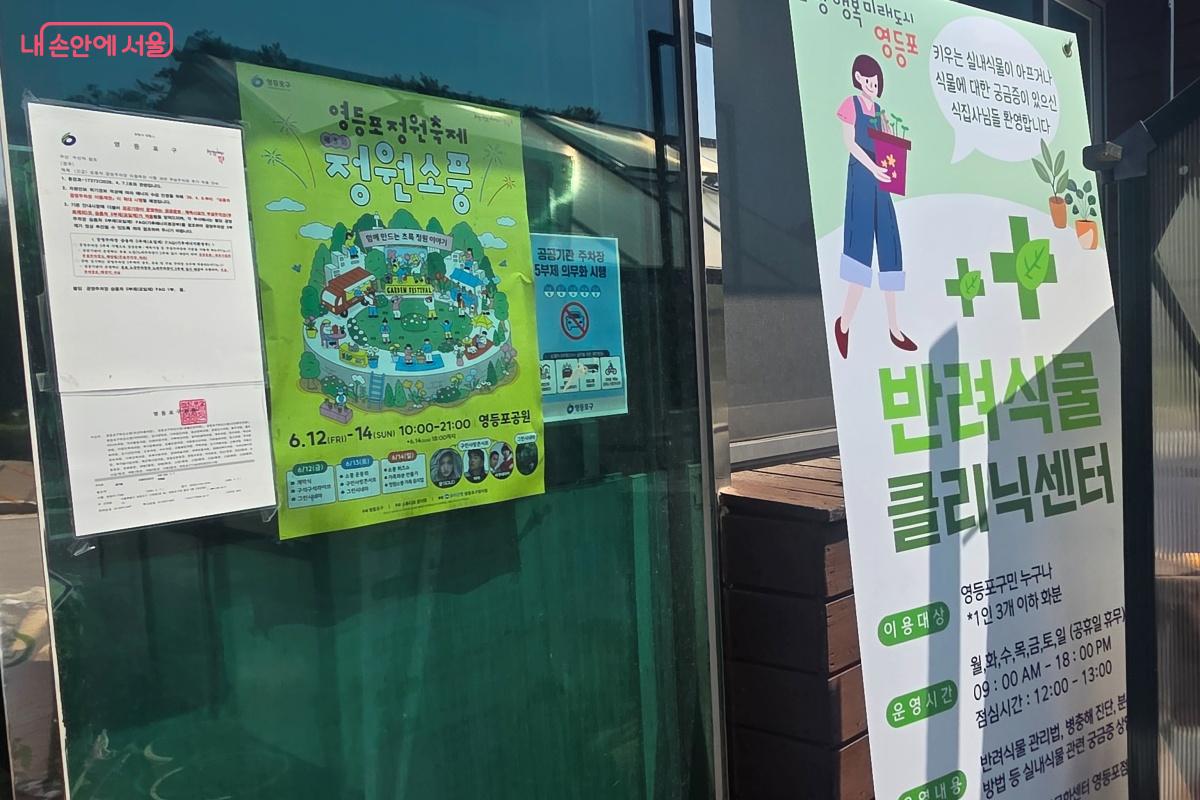 맞춤 케어로 반려식물의 건강한 성장을 돕는 반려식물 클리닉을 운영한다. &copy;김미선