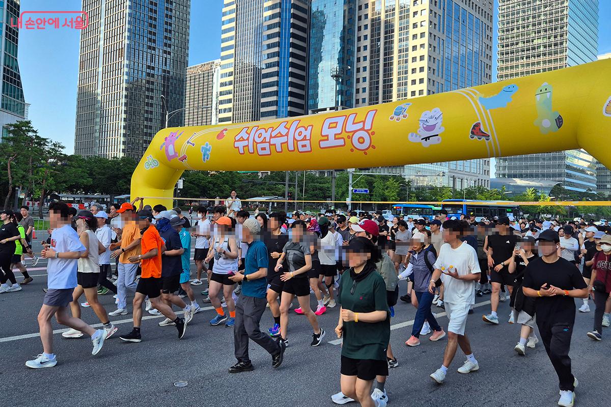 여의도공원 문화의 마당을 출발해 여의대로와 마포대교를 왕복하는 약 5km 코스로 운영되었다.