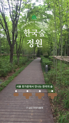 남산에 담양 대숲이? 남산에서 만나는 한국 정원의 풍류