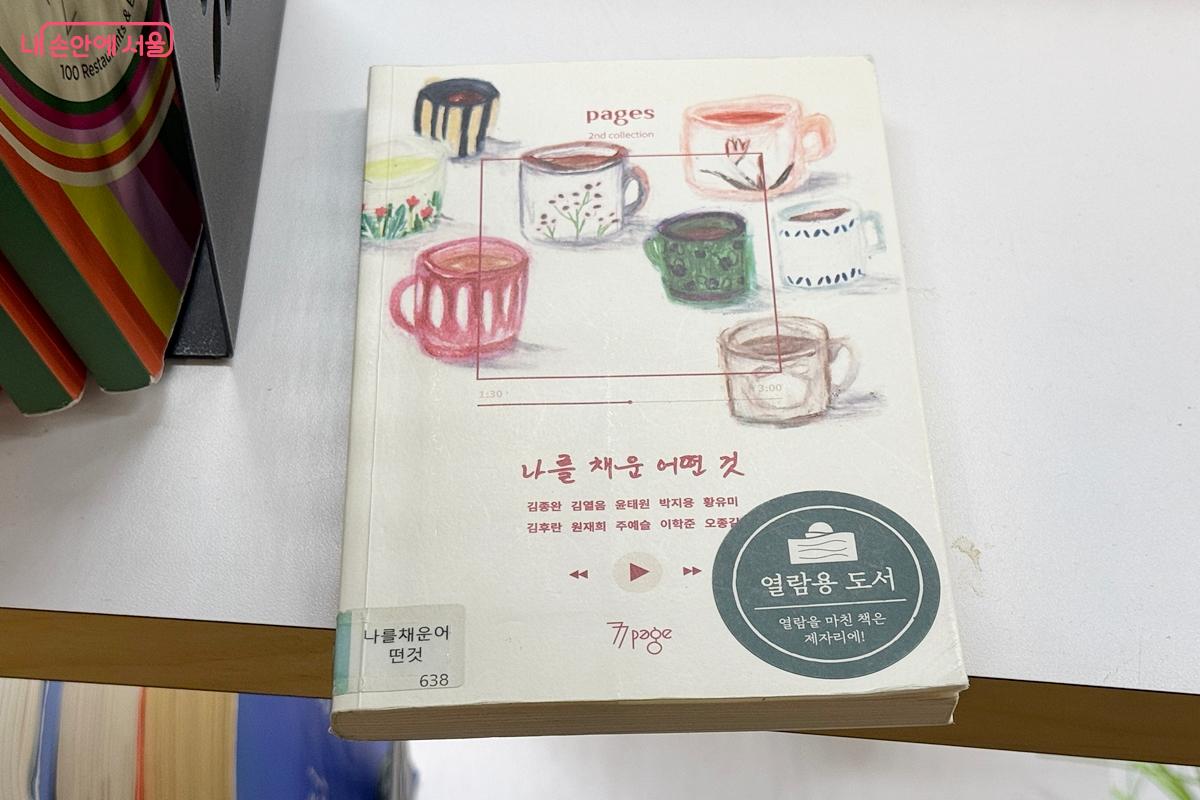 각 도서는 대여 불가, 노들서가 안에서 열람 가능 &copy;임윤아