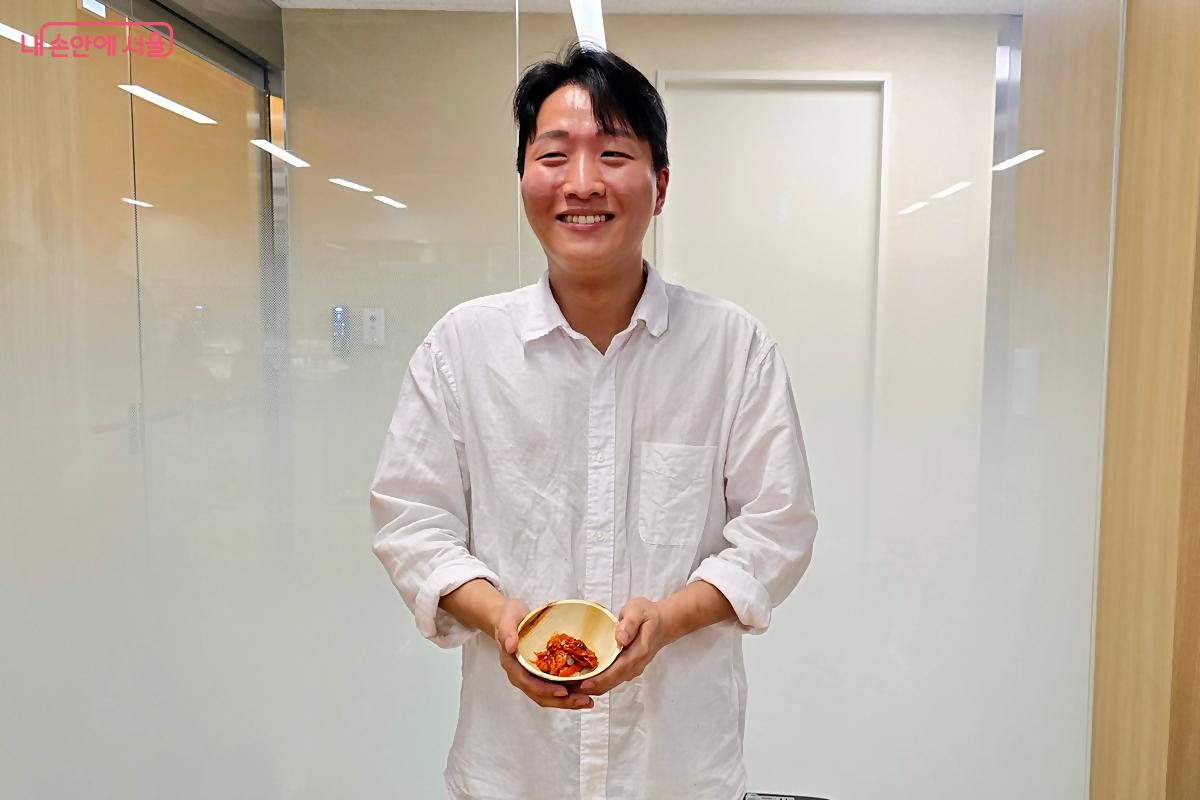 프렙 아카데미에서 낙지볶음을 선보인 서규현 씨 ©김윤경
