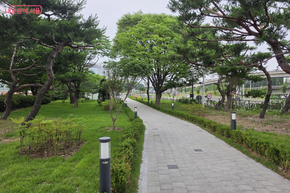 산책로도 조성했다.