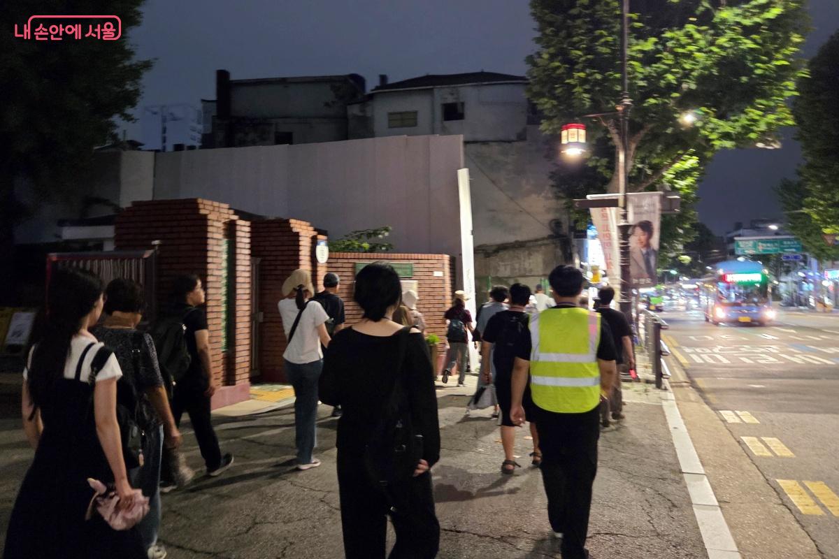 효제초등학교에서 집터까지 걸어갔다. &copy;김미선