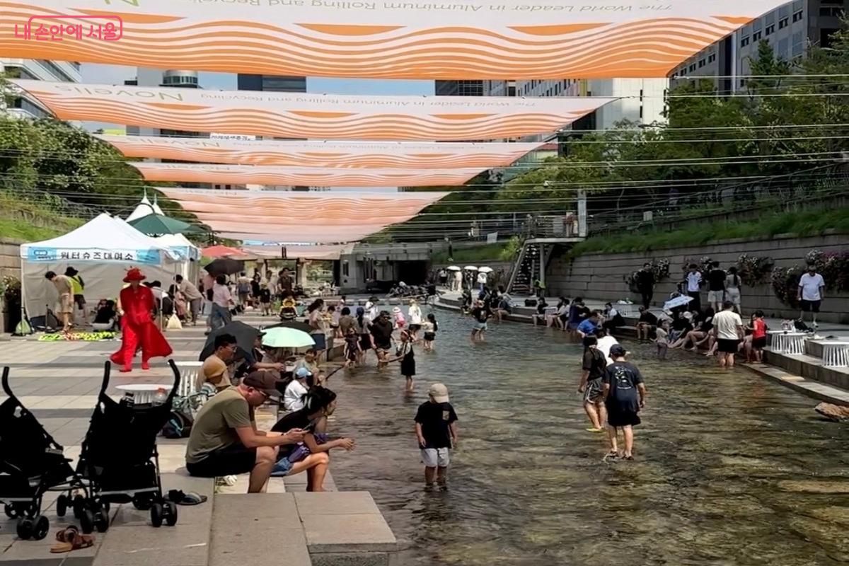 특별한 준비없이도 휴식, 물놀이, 산책을 한곳에서 즐길 수 있다. &copy;임수영