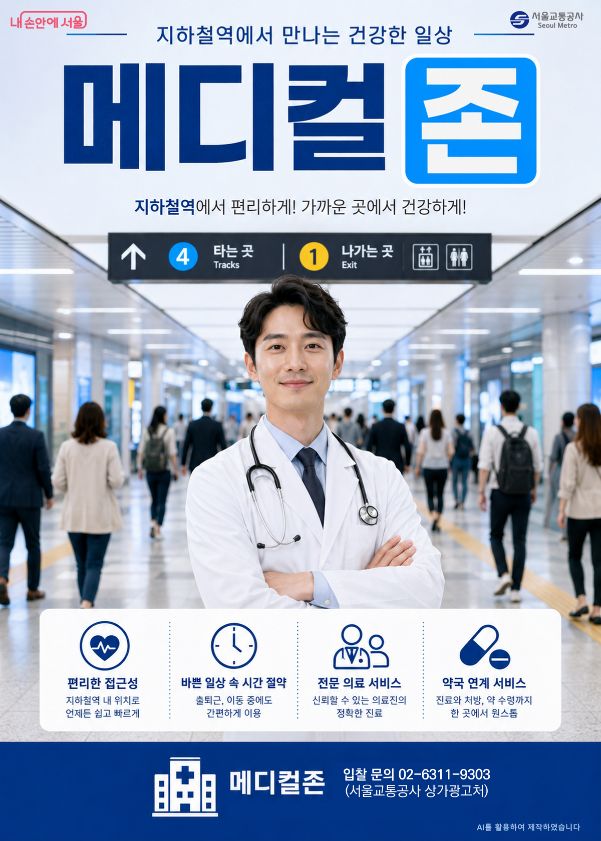 메디컬존 사업 안내문 ©서울교통공사