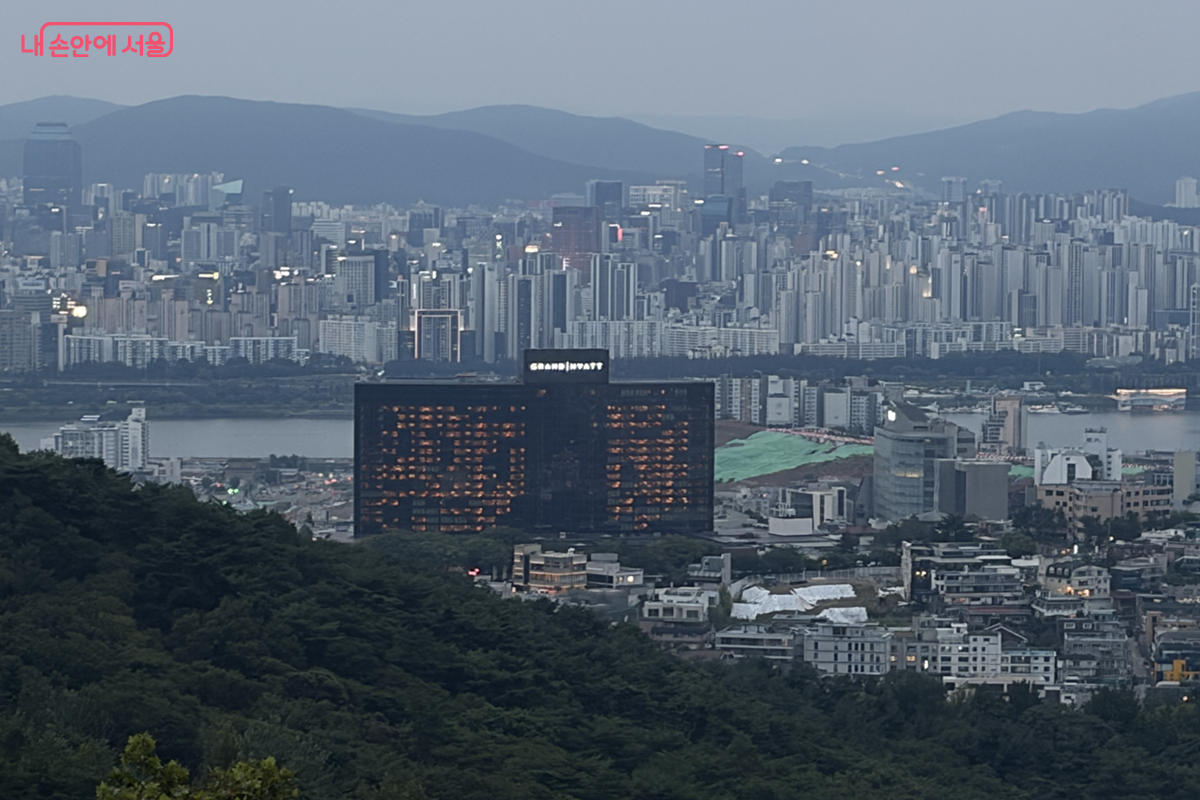 남산에서 내려다본 한강변 야경 ⓒ 김경선