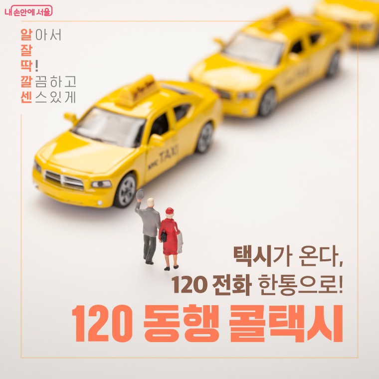 택시가 온다, 120 전화 한통으로! 120 동행 콜택시
