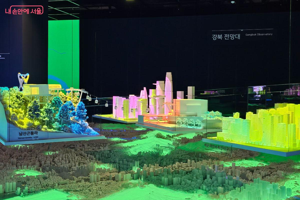 실제 서울시를 모형으로 만들어둔 모습 ⓒ홍혜수