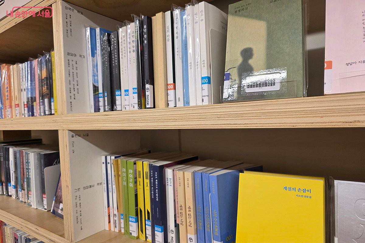 작가별 소개글과 함께 대여 및 구매가 가능한 다양한 독립출판 도서들 &copy;이정민