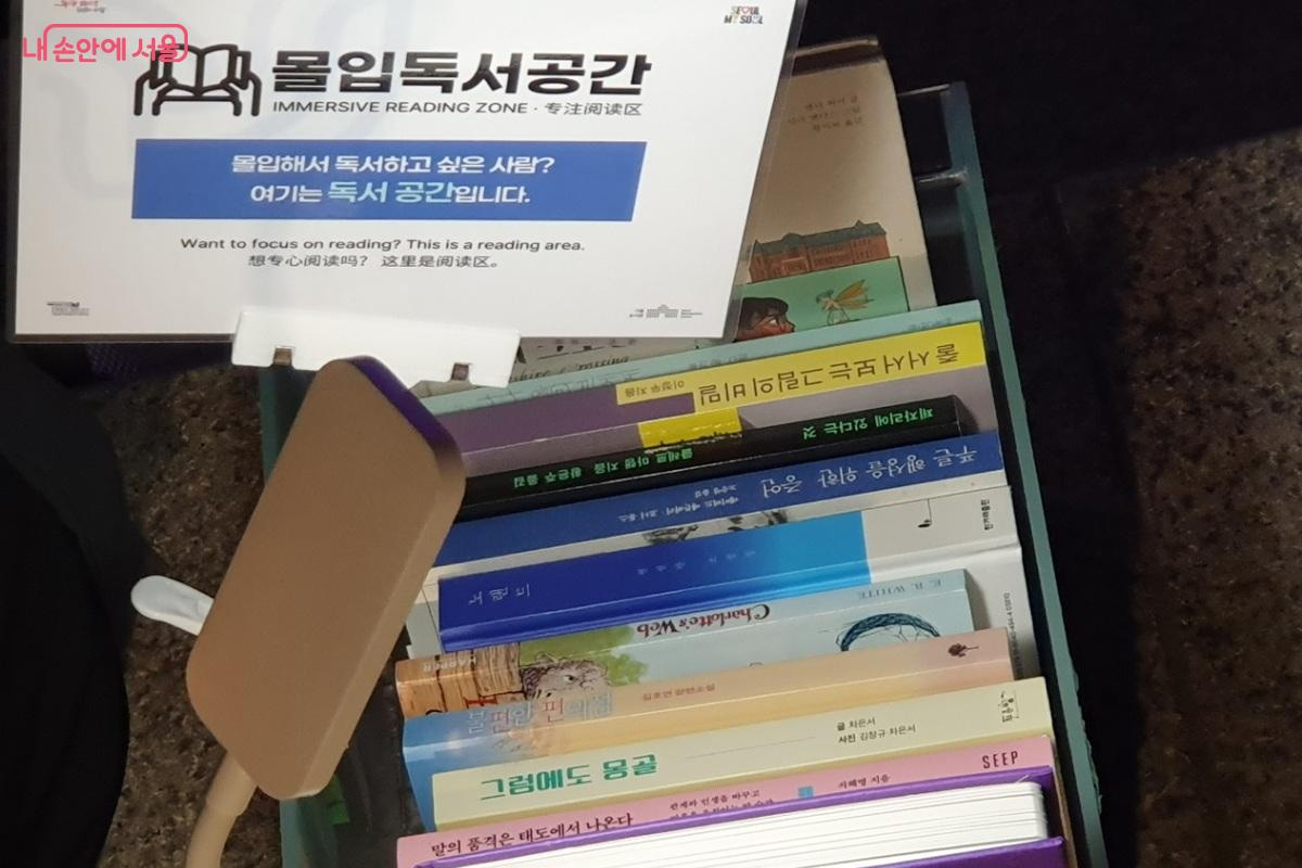 몰입독서 공간의 서가 &copy;김병규