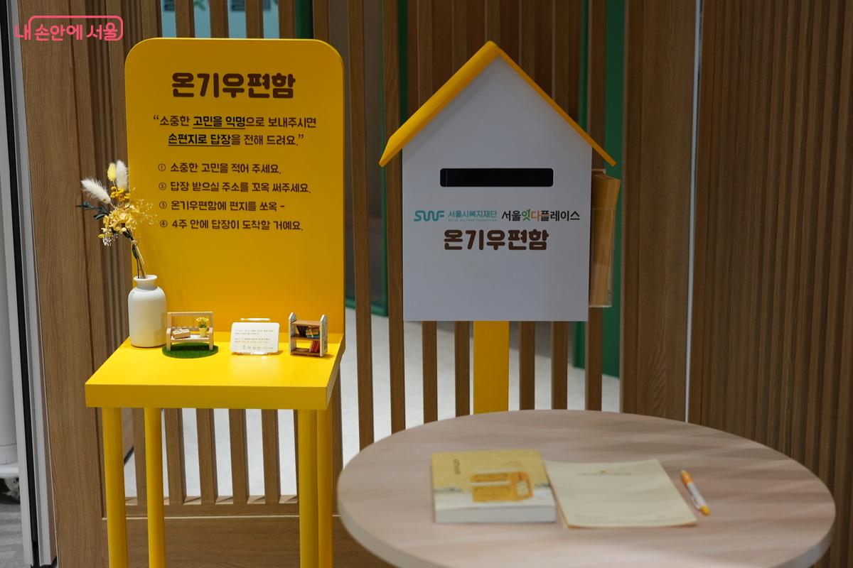 고민을 적어 넣으면 손편지 답장이 돌아오는 '온기우편함' &copy;우현희