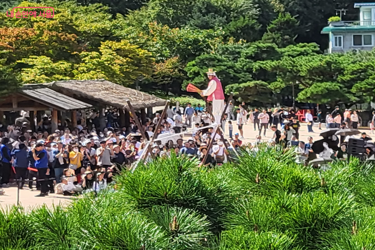 작년 추석에 봤던 줄타기, 올해도 진행될 줄타기 예고편 ©김주희
