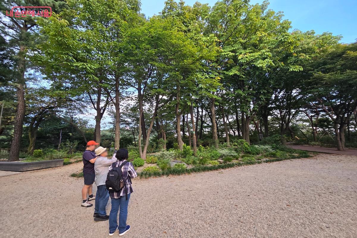 주변 자연 생태를 살펴보고 설명도 들을 수 있는 남산성곽 코스 &copy;강사랑 