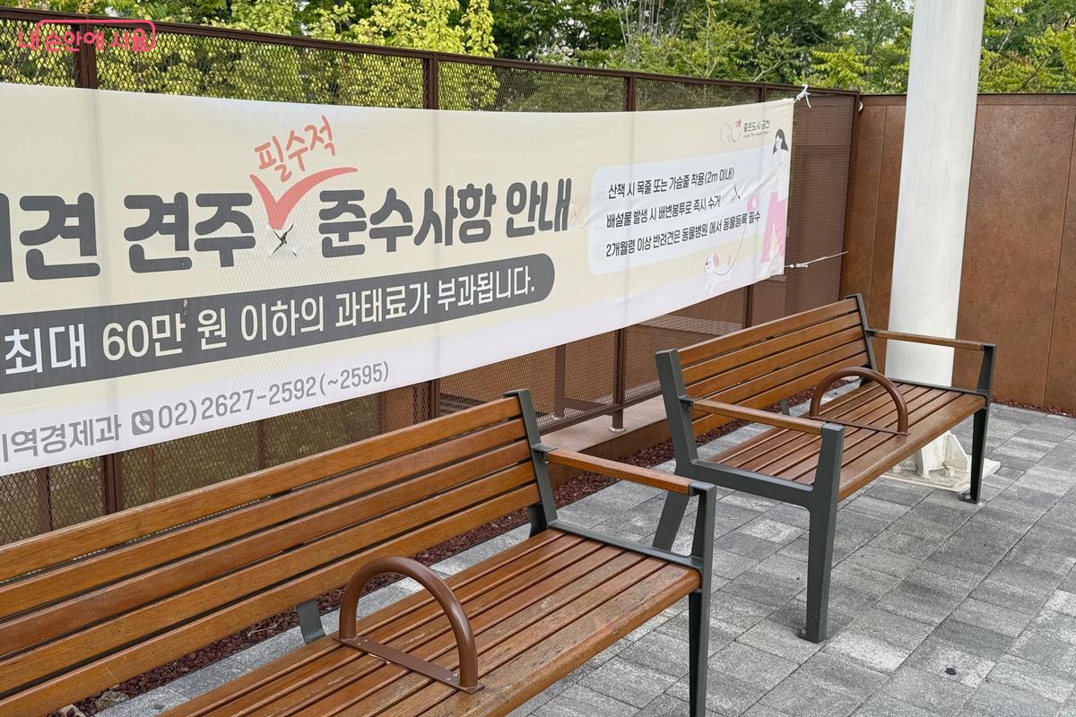 금빛공원의 벤치 ⓒ임윤아