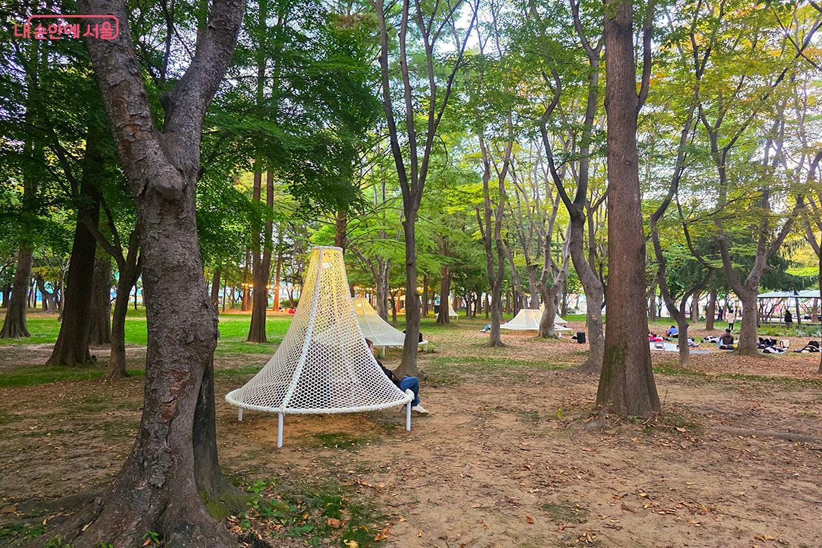 쉬어가기 좋은 편안한 숲속 쉼터 &copy;이정민