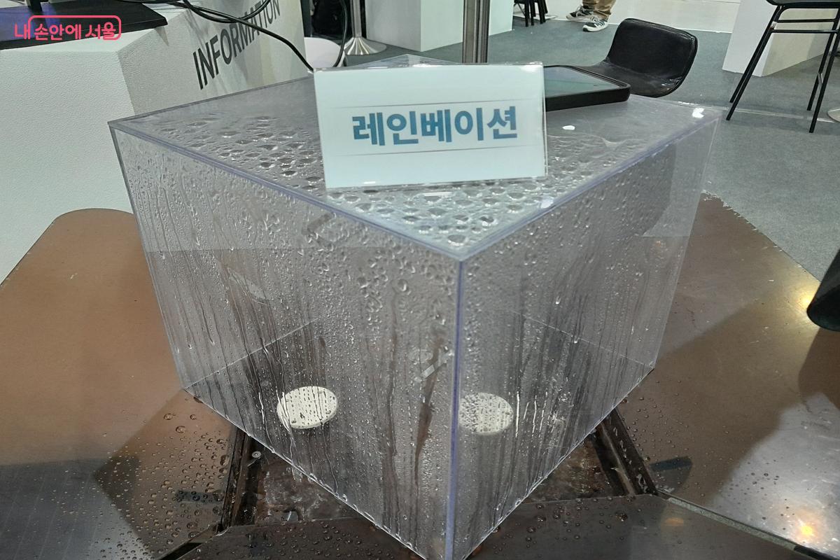 빗물의 순환을 통해 지속 가능한 에너지를 창출하는 친환경 스마트 시티 시스템이다.ⓒ강성희