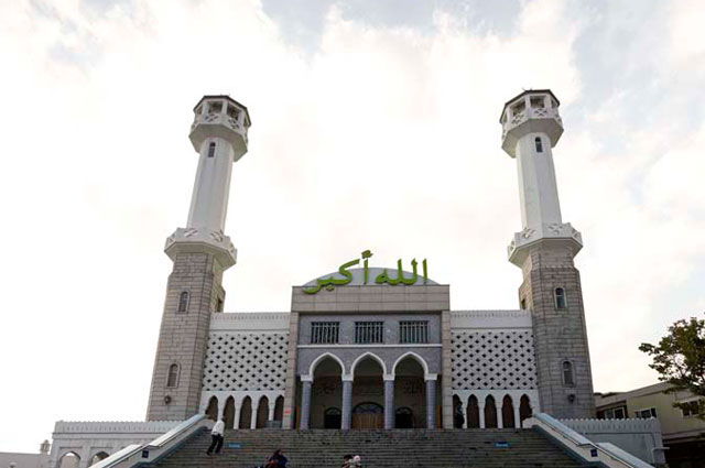 우사단길 중심에 자리한 이슬람 중앙성원