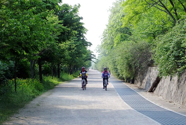 자전거로 달리기 좋은 노을공원 한바퀴 둘레길