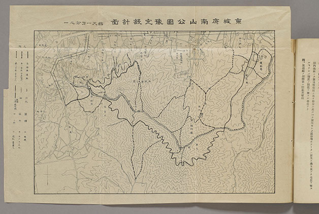 〈경성부남산공원설계안〉, 1917, 서울역사박물관